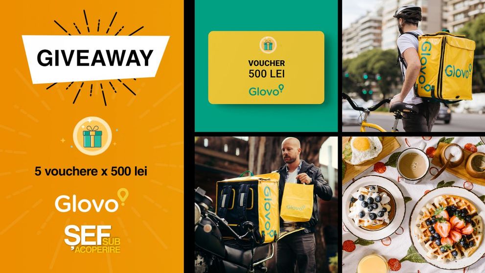 GIVEAWAY SĂPTĂMÂNAL. Răspunde la întrebare și poți câștiga 5 vouchere X 500 lei 