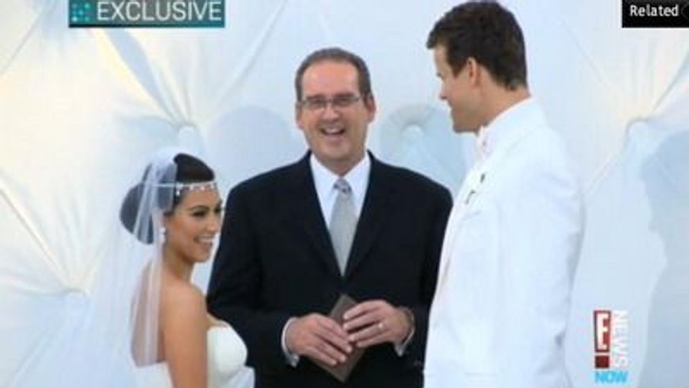 Primele imagini de la nunta lui Kim Kardashian! VIDEO