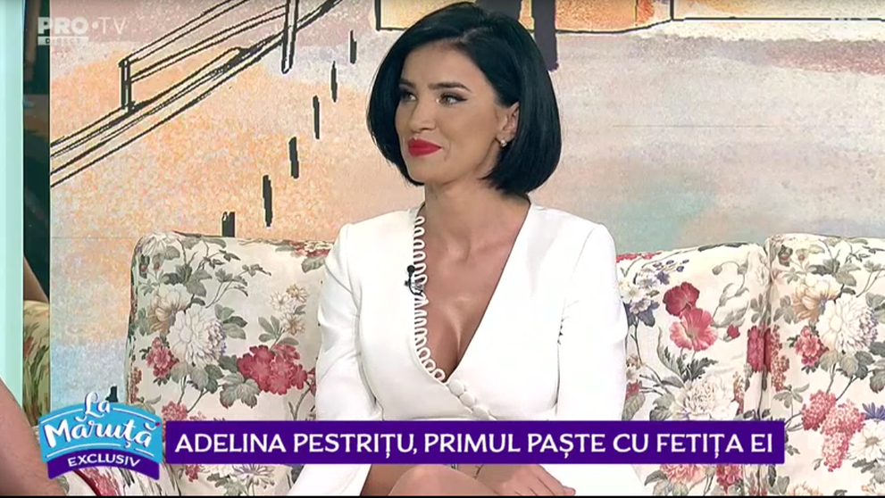 VIDEO Adelina Pestrițu, primul Paște cu fiica ei