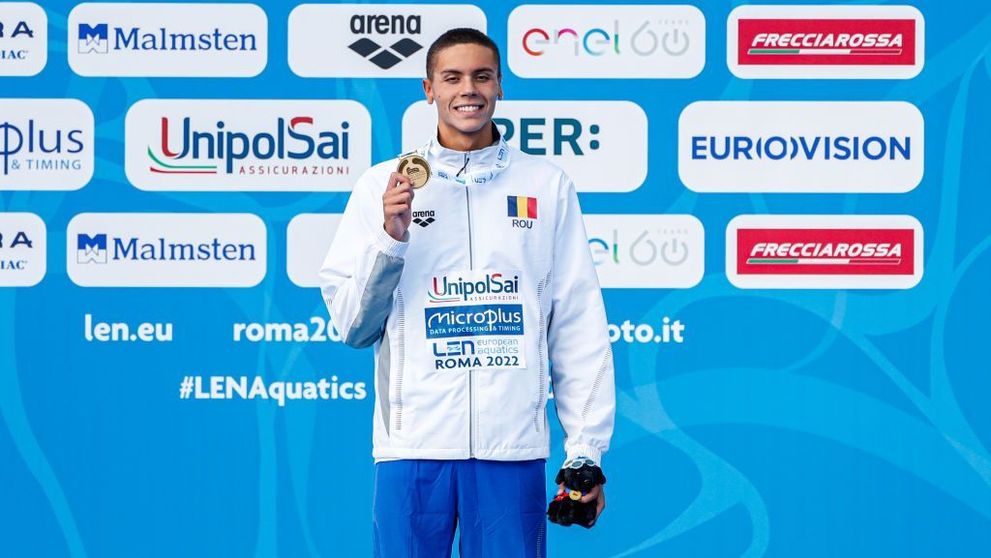David Popovici, primit fără fast la revenirea de la Roma. De ce nu va avea ceremonie pe aeroport