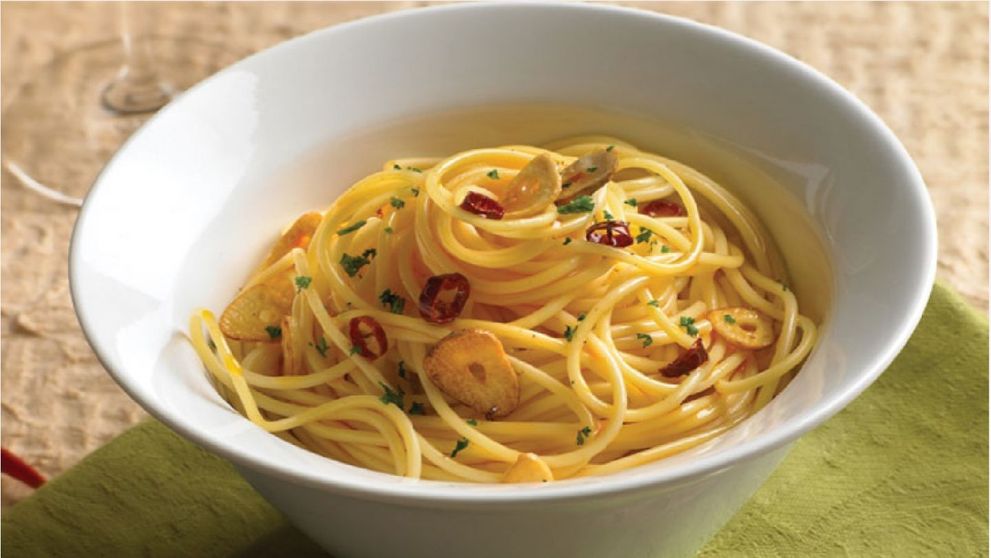 Barilla Spaghetti cu ulei si usturoi