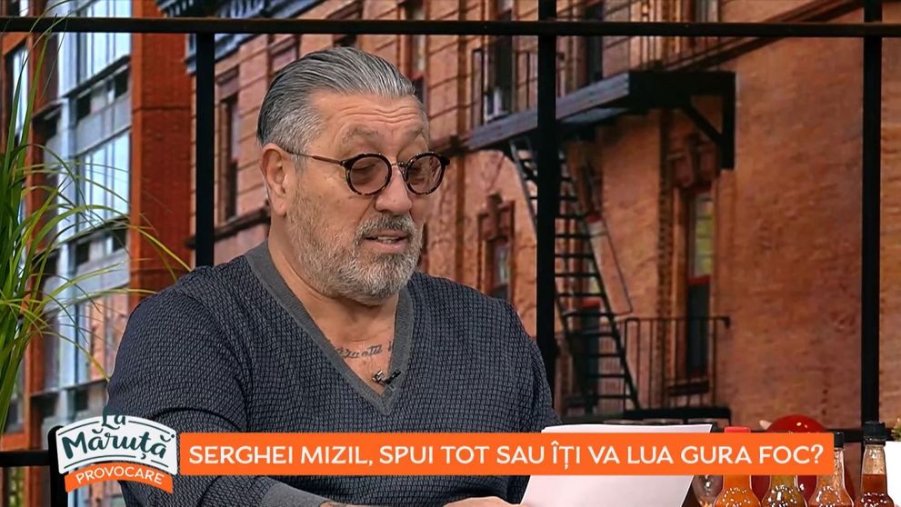 Serghei Mizil, spui tot sau îți ia gura foc? Ce răspunsuri a dat la „sosurile iuți” ale lui Măruță