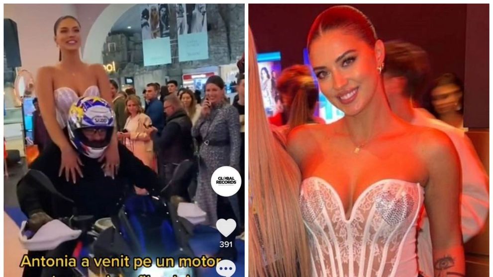 Antonia, decolteu irezistibil la premiera 