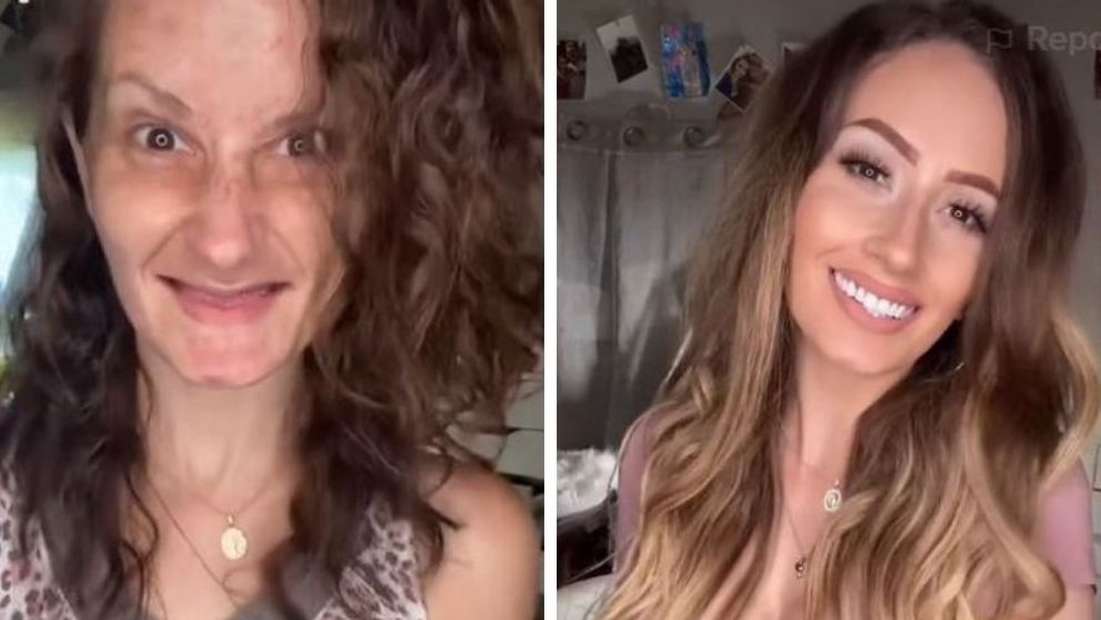 O femeie a devenit virală pe TikTok, după ce le-a arătat internauților cum arată cu și fără machiaj