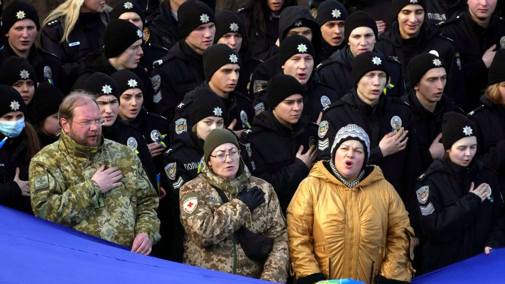 Vladimir Putin, ținta ironiilor la Odesa. Ce au scandat ucrainenii în ziua comemorării victimelor revoluției din 2014