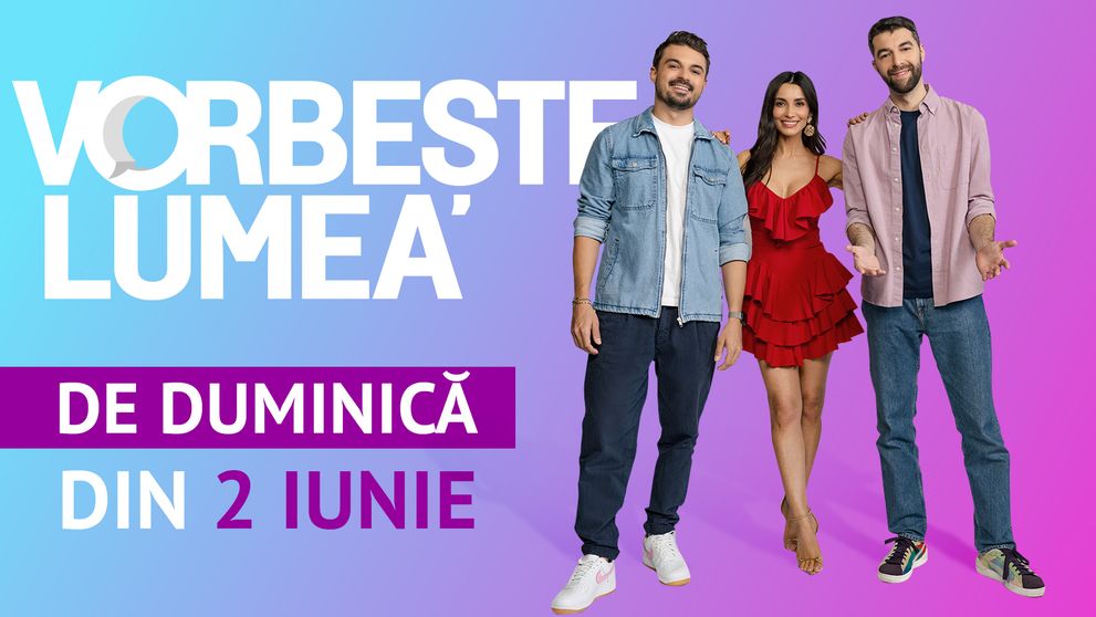 Vorbește lumea de duminică... și distracția este garantată la final de săptămână! În curând, la PRO TV!