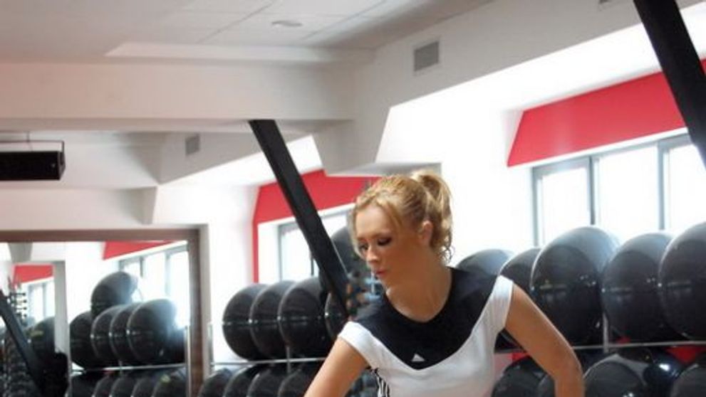 Magda Palimariu a luat lectii de Tae Bo cu Zmarandescu FOTO si VIDEO!