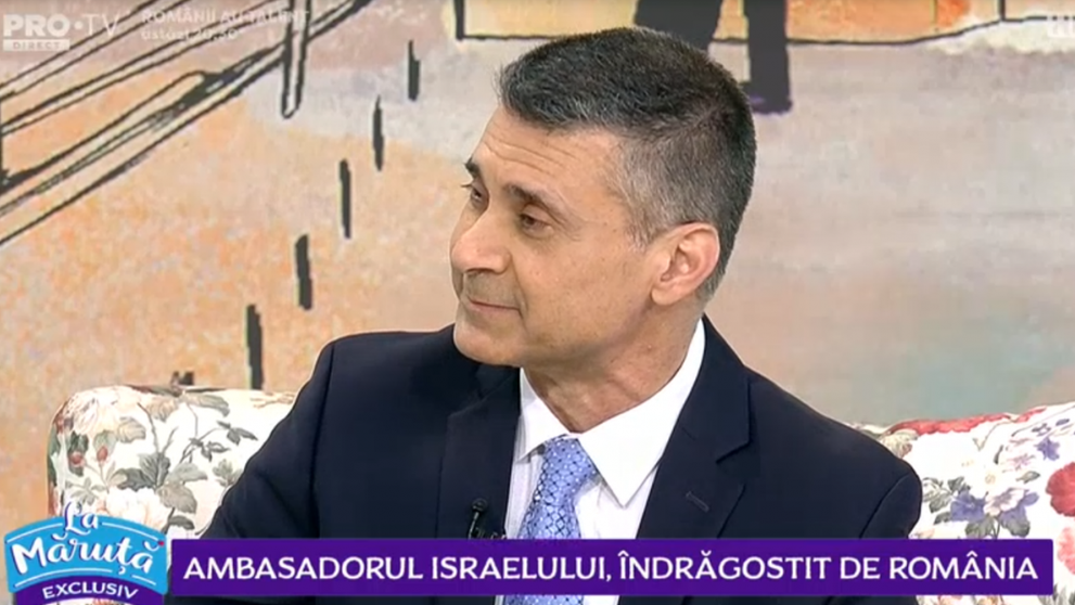 VIDEO Ambasadorul Israelului, îndrăgostit de România