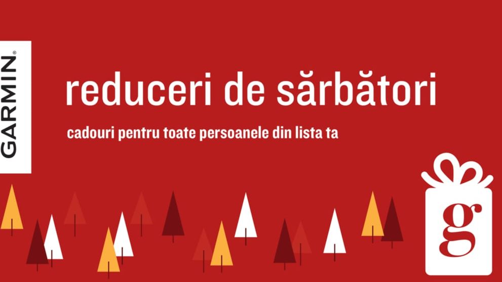 (P) Reduceri de Sărbători la Garmin Romania:  peste 80 produse cu discounturi de până la 46%