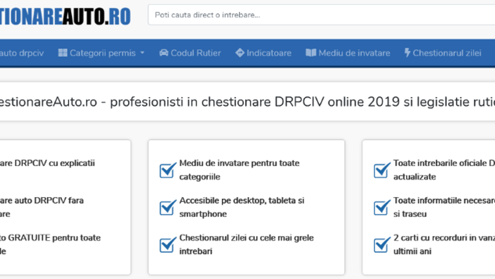 (P) ChestionareAuto.ro: un site gandit sa-ti puna in buzunar permisul auto