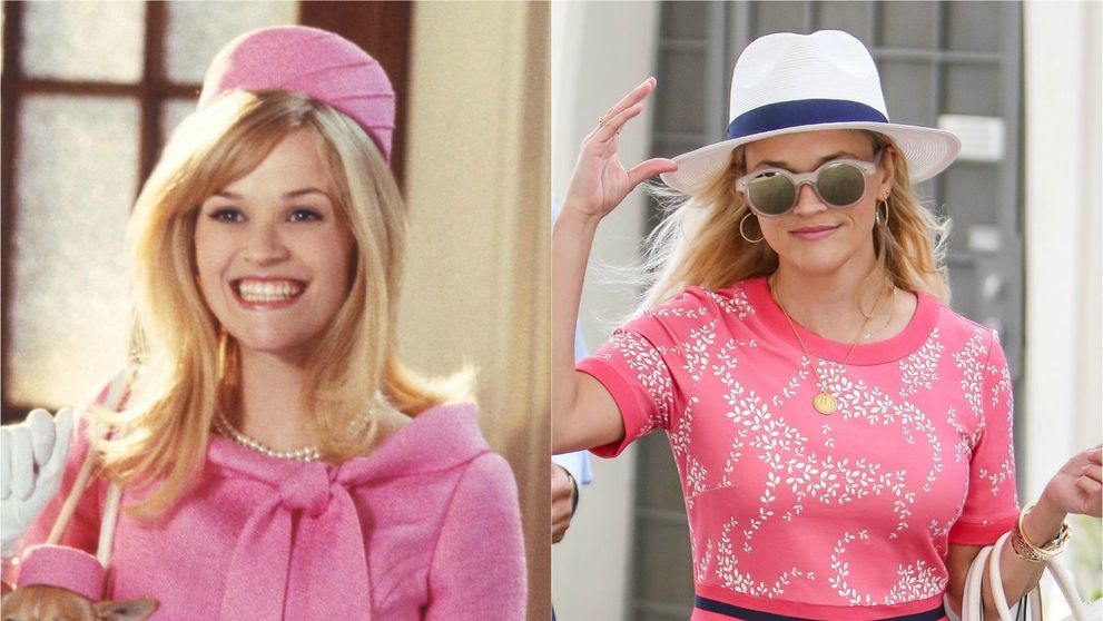 Blonda de la Drept, 15 ani mai tarziu: Reese Witherspoon surprinsa intr-o tinuta care ne duce cu gandul la simpatica Elle Woods 