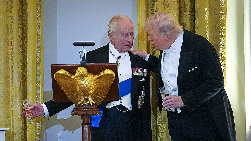 Reacția amuzantă a regelui Charles când Donald Trump l-a întrebat, în glumă: ”Ești beat?”