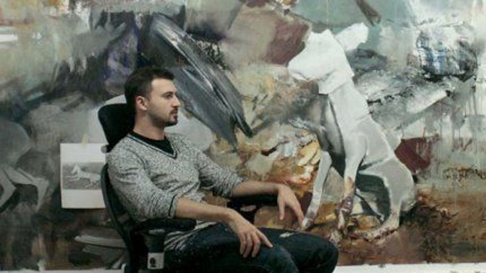 Un tablou al pictorului roman Adrian Ghenie, vandut cu peste 140.000 de euro la licitatie in Londra