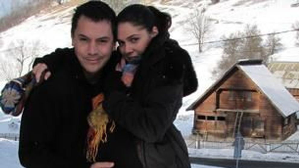 Razvan Fodor si-a plimbat sotia cu sania, in vacanta de la Moeciu! FOTO
