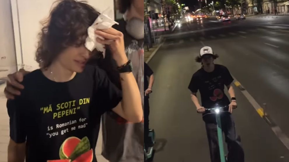 Un cunoscut influencer, rănit grav după ce a căzut cu trotineta în București. A ajuns de urgență la spital