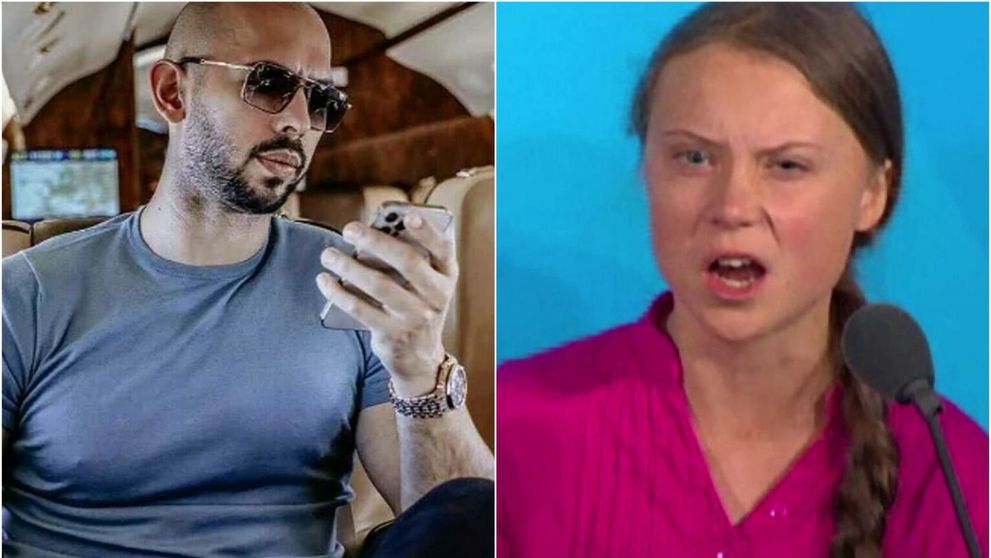 Scandal viral între fostul campion de kickbox Andrew Tate și ecologista Greta Thunberg: ”Prost dotat”