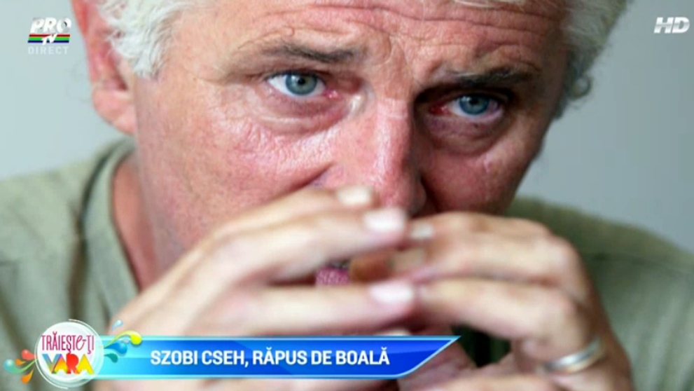 Szobi Cseh, rapus de boala