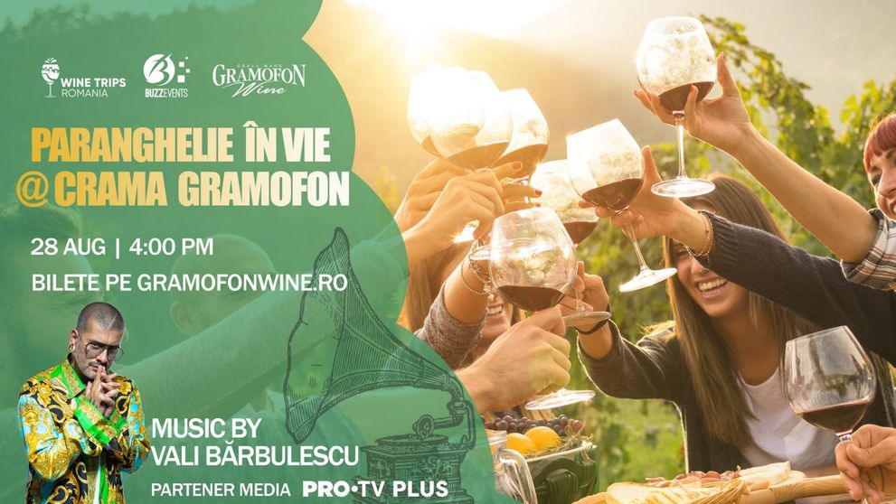 Paranghelie în vie @Crama Gramofon - petrecere cu muzică bună, meniu câmpenesc și vinurile cramei