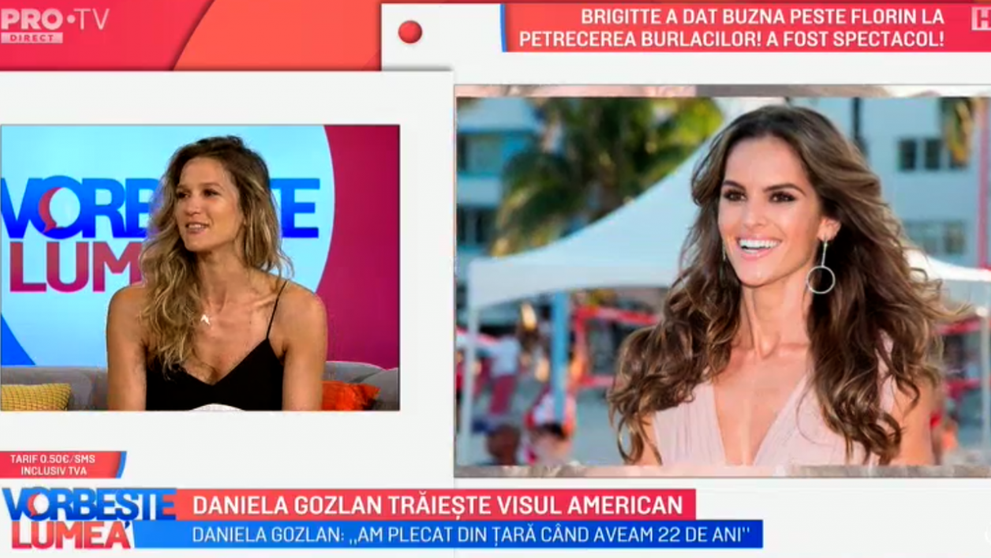 VIDEO Daniela Gozlan trăiește visul american