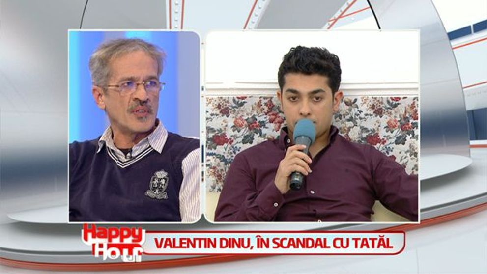 Scandal intre Valentin Dinu si tatal sau. Amenintarile dure pe care i le-a adus acesta fostului concurent de la 