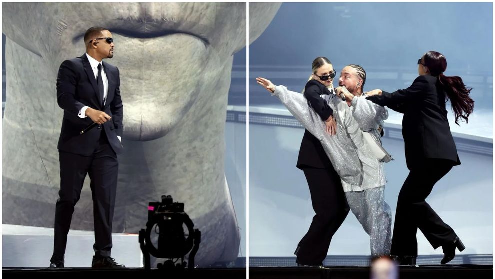 Val de glume după apariția surpriză a lui Will Smith pe scena de la Coachella! Artistul a cântat alături de J Balvin: „Să-i mulțumească Domnului că nu l-a pălmuit”
