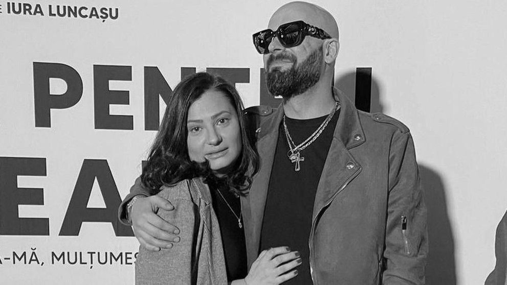 Soția lui NOSFE, fotografie emoționantă cu regretatul artist și fiica lor