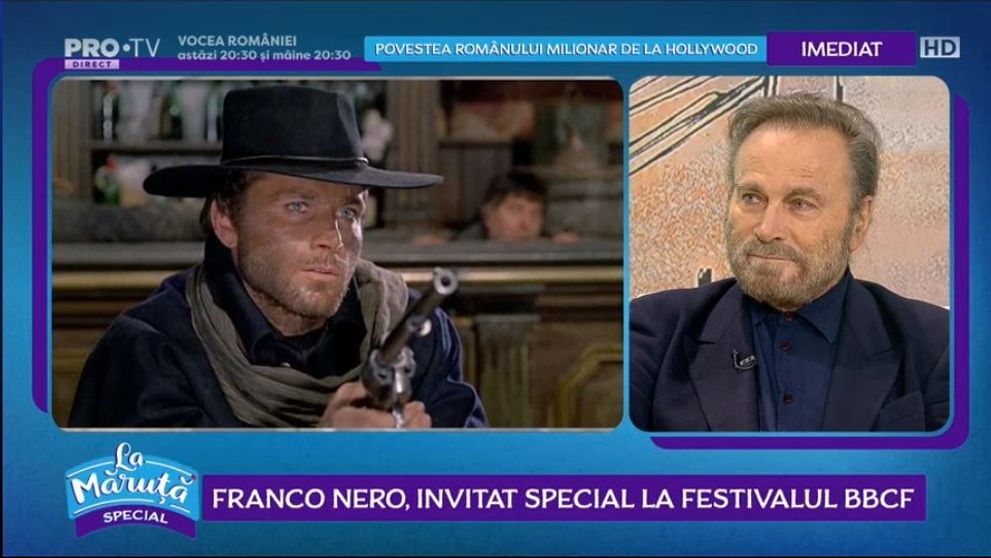 VIDEO Franco Nero, povesti dintr-o carieră de 55 de ani 