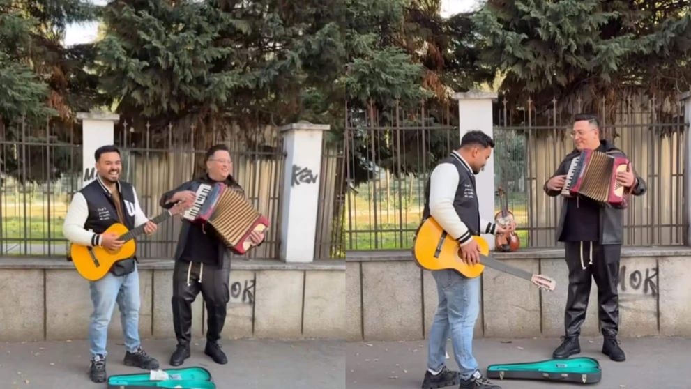 Jador a făcut show în plină stradă! A cântat și a primit banii de la trecători. Imagini virale cu celebrul cântăreț