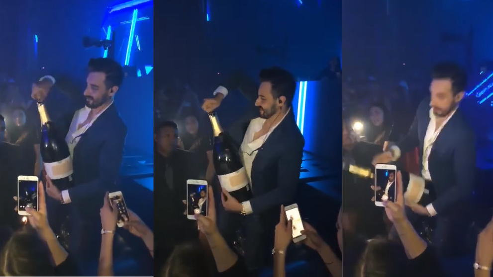 Regele snobilor! S-a facut de ras dupa ce a comandat o sampanie de 30.000 de Euro in club