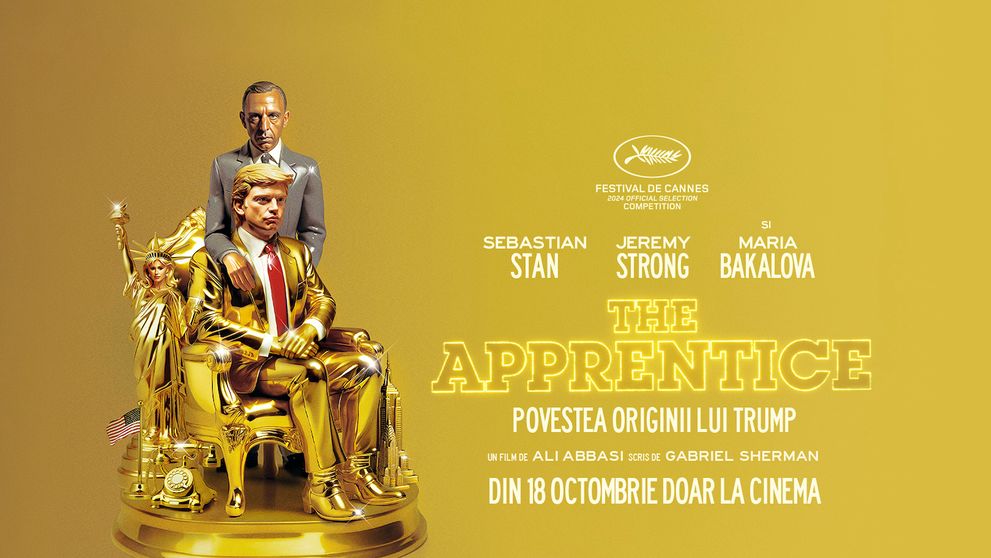 Unul dintre cele mai controversate filme ale anului, The Apprentice – Povestea originii lui Trump, va putea fi văzut din 18 octombrie  în peste 60 de cinematografe din țară