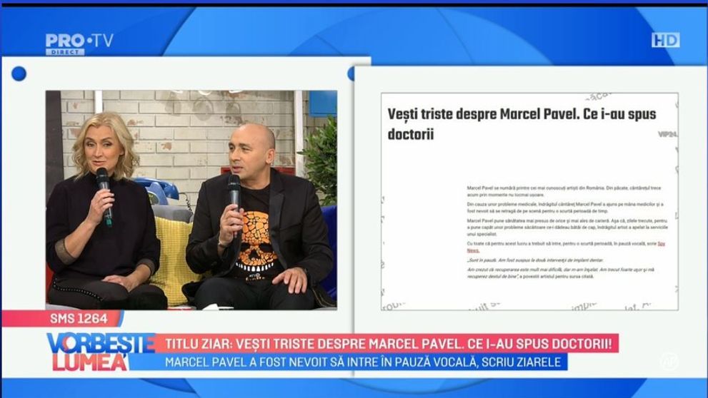 VIDEO Marcel Pavel și soția fac echipă bună. Cum răspund cei doi zvonurilor din presă