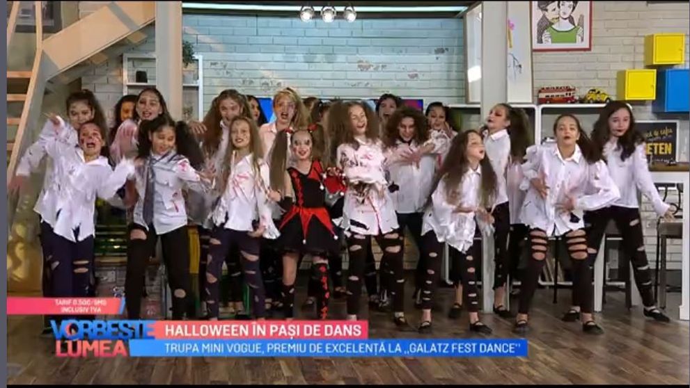 VIDEO Halloween în pași de dans
