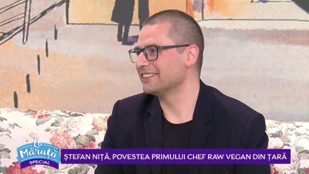 VIDEO Ștefan Niță, povestea primului chef raw vegan din țară