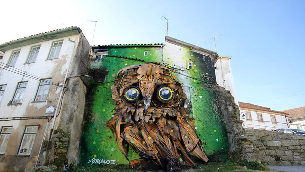 Talentul sau a facut inconjurul lumii. Un artist portughez transforma deseurile in adevarate opere de arta