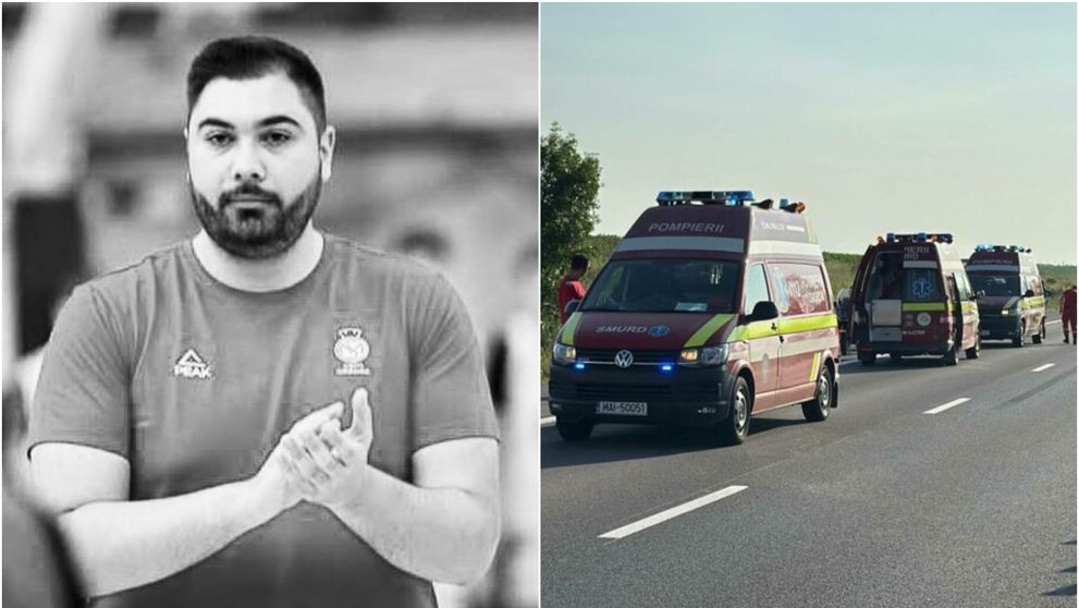 El este Marius, tânărul antrenor care a murit după ce autocarul în care se afla, alături de mai mulți copii, s-a răsturnat pe A2. Ce spun martorii: „Era în fața mea și...