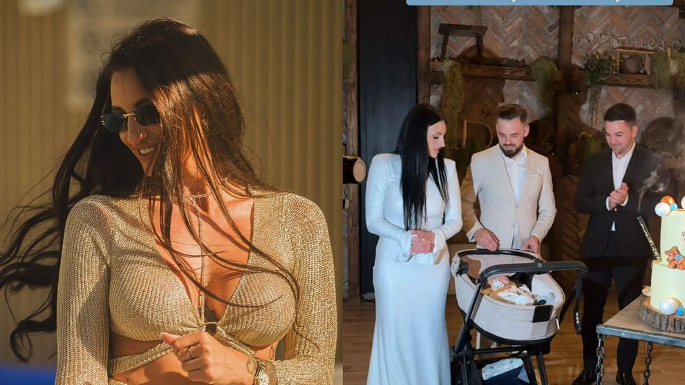 Ana Porgras, fosta concurentă de la Survivor România, și-a creștinat fiul. Primele imagini de la botez