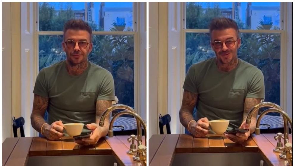 VIDEO VIRAL! Victoria l-a filmat pe David Beckham în timp ce cântă colinde și a postat clipul pe net