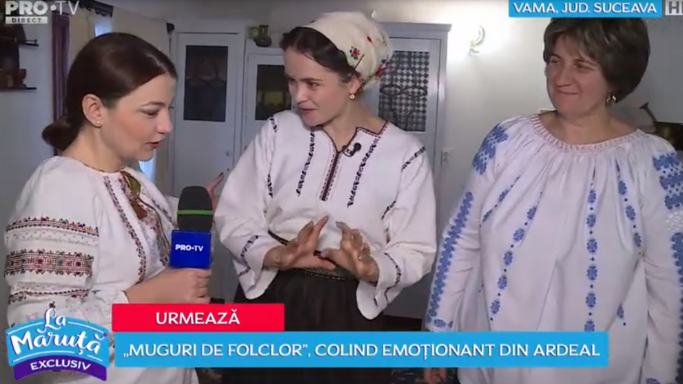 VIDEO Crăciun în Bucovina, acasă la Angelica Flutur