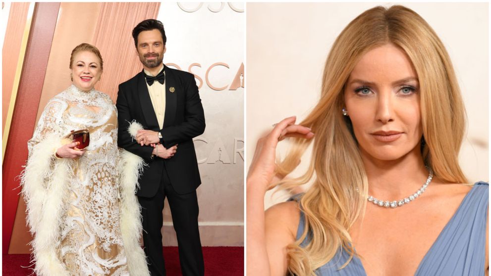 Sebastian Stan a preferat să defileze cu mama sa pe covorul roșu, dar și iubita lui a fost la înălțime. Cum a apărut Annabelle Wallis în noaptea Oscarurilor
