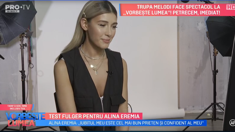 Test fulger pentru Alina Eremia. Ce răspuns a dat atunci când a fost intrebată dacă se căsătorește