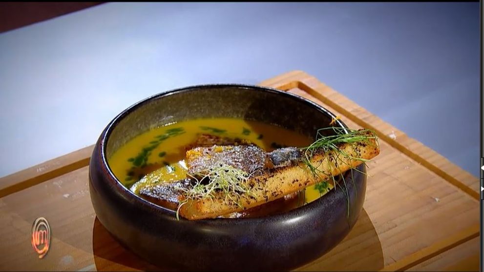 Masterchef 2024, 17 septembrie. Emil Tatu:  Supă de pește cu portocală