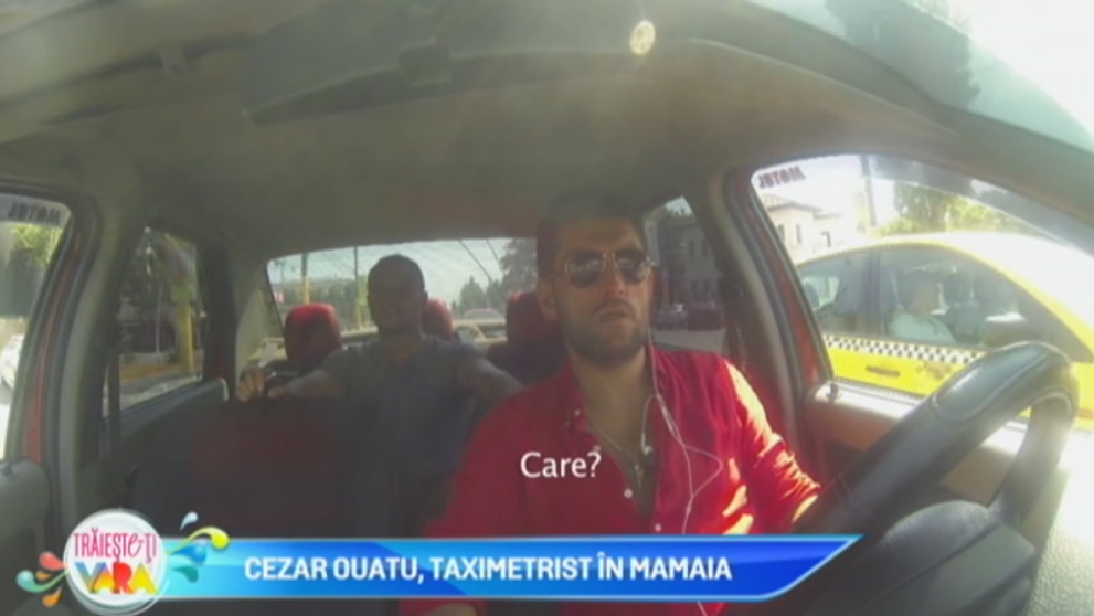 Cezar Ouatu, taximetrist in Mamaia