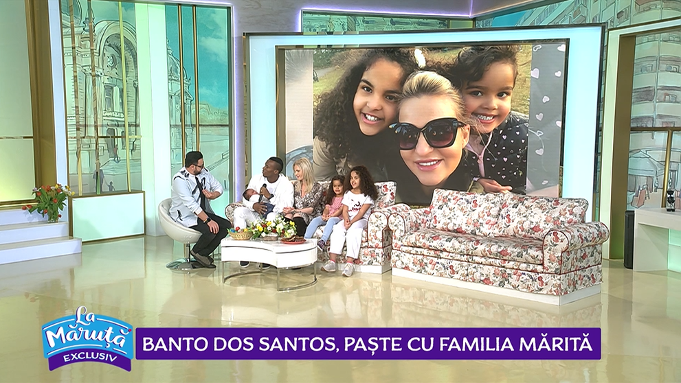 VIDEO Banto dos Santos, Paște cu familia mărită