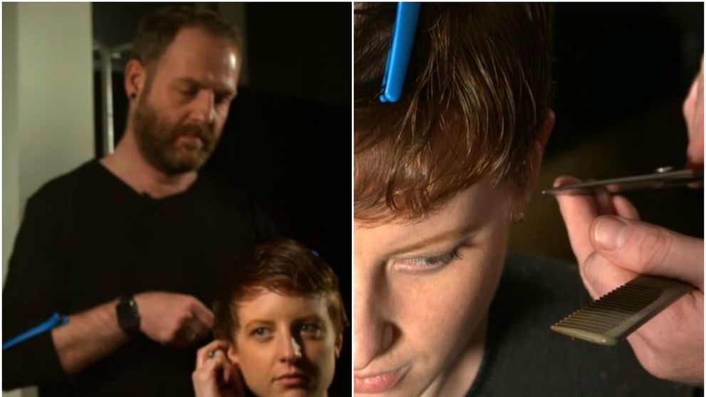 A mers la coafor pentru prima data de cand a aflat ca are cancer. Cum arata o femeie dupa ce accepta ajutorul unui hairstylist
