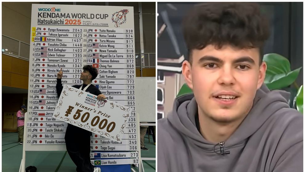 Cine este Adrian Vilău, tânărul care a câștigat locul 3 la Campionatul Mondial de Kendama din Japonia