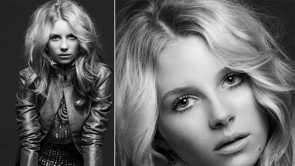 Are doar 13 ani, este sora de supermodel si pozeaza deja sexy. Cine crezi ca e?