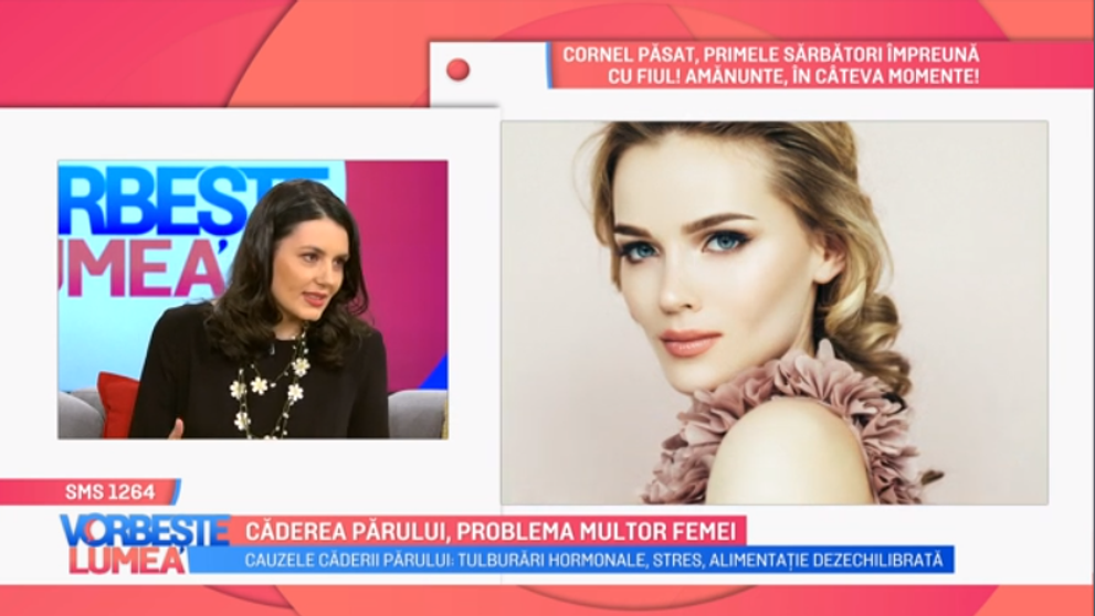 VIDEO Care sunt cauzele căderii părului, aflăm de la doamna Doctor Iulia Panturu