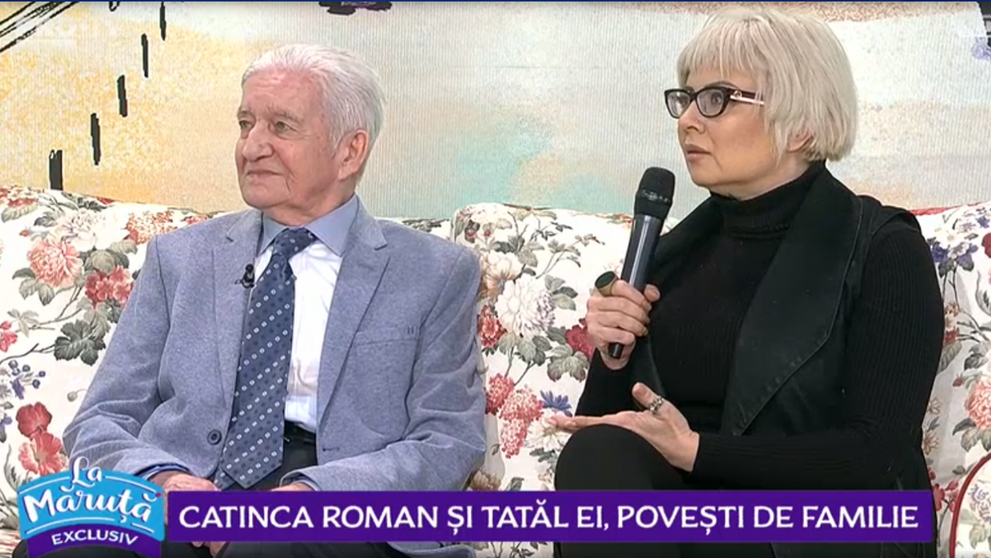 VIDEO Catinca Roman și tatăl ei, povești de familie