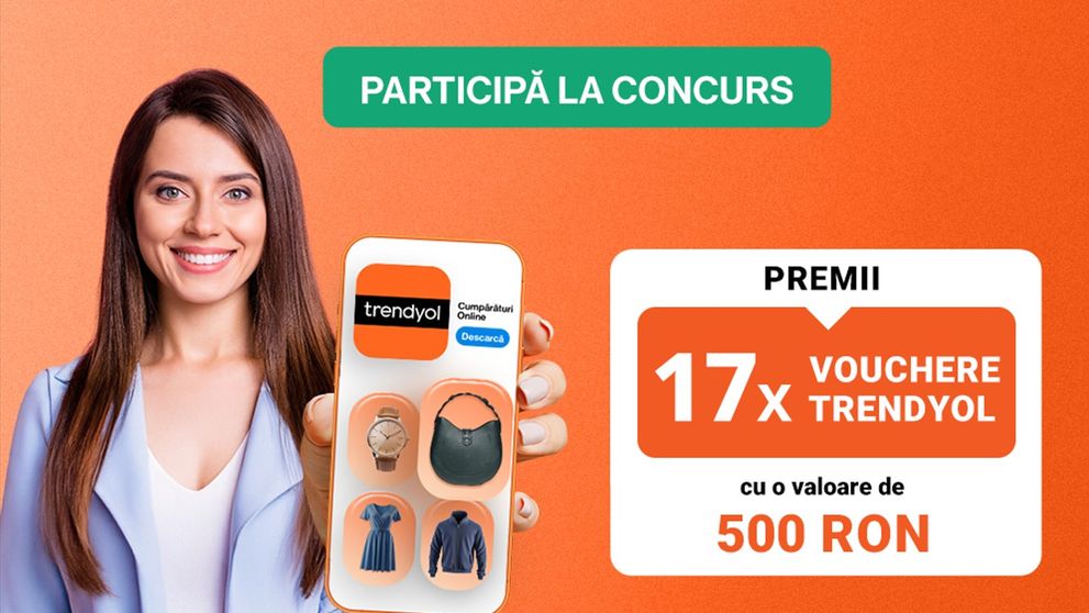 CONCURS Românii au talent și Trendyol îți premiază stilul! Am pregătit 17 vouchere de 500 lei pentru adevărații trendsetteri