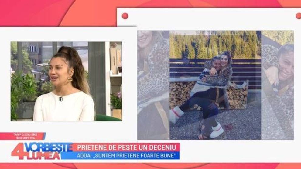 Moment încărcat cu emoție în platoul Vorbește Lumea. Despre prietenia dintre Adda și Lora